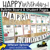 Birthday Bulletin Board Display Chart - Happy Birthday Pri