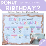 Birthday Display - Birthday Donut Bulletin Board