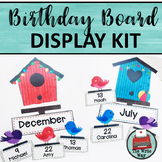 Birthday Bulletin Board Kit - Bird Theme