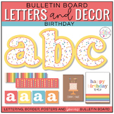 Birthday Bulletin Board Lettering and Decor