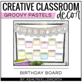 Birthday Bulletin Board - Retro Classroom Decor