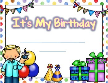 Birthday Bouquet and Certificates by Applejacks Teacher | TpT