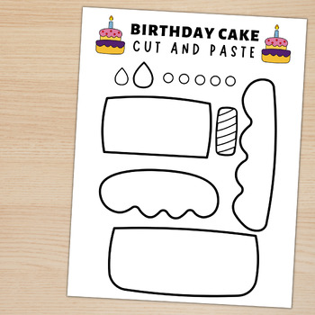 Cake Clipart Outline - Birthday Cake Cut Out Template - Free Transparent  PNG Clipart Images Download