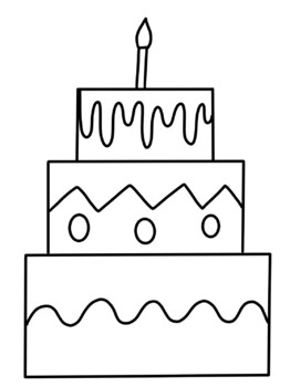 3-tier cake graphic, Birthday cake Wedding cake Cupcake Icing Layer cake,  cake, happy Birthday To You, wedding png | PNGEgg