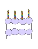 Birthday Cake and Candles Craft
