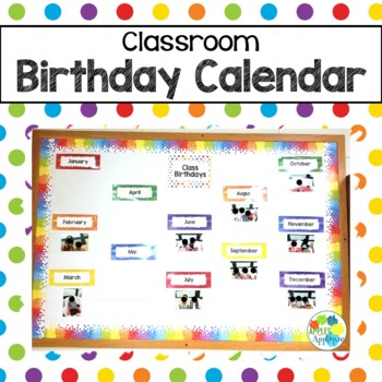 classroom birthday calendar