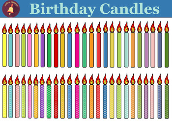 Birthday Candle Clipart By Prwtokoudouni Teachers Pay Teachers