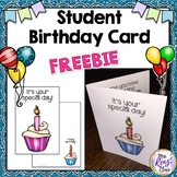 Birthday Cards for Students, Staff, Parent Volunteers, Stu