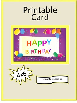 happy birthday cards for men to print