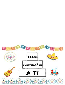 Preview of Birthday Card/Cumpleanos Card