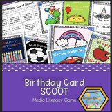 Birthday Card (Media Literacy) Scoot Game