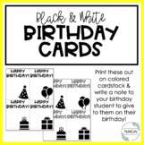 FREEBIE | Birthday Cards | Print On Colored Paper & Give T