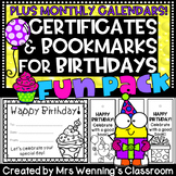 Birthday Certificates, Crowns, Bookmarks & Calendar Fun Pa