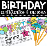 Birthday Certificates, Crowns and Pencil Toppers!