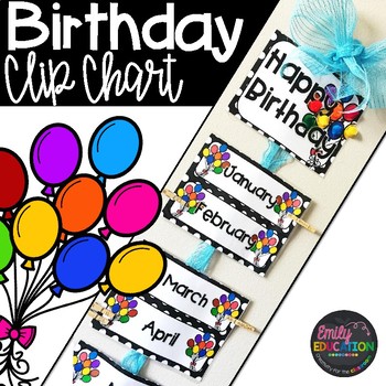 3d Birthday Chart For Classroom