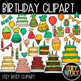 Birthday Clipart Cake Balloons Gifts Banners and more!