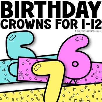 Preview of Birthday Crown Craft Birthday Activities Birthday Crowns Birthday Coloring Pages