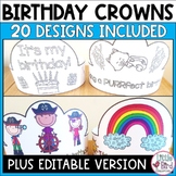 Happy Birthday Crowns / Hats Activities | Printable Birthd
