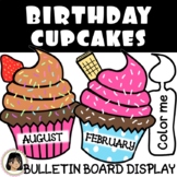 Birthday Cupcakes Bulletin Board Display