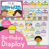 Birthday Cupcakes Classroom Display Pack