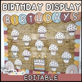 Birthday Display | Birthday Bulletin Board | Modern Neutra