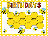 Birthday Display Bulletin Board Kit | Honeycomb Bees Theme