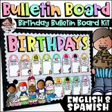 Birthday Display Bulletin Board Kit | Pastel Rainbow Colors