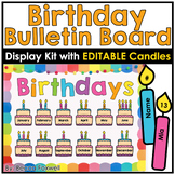 Birthday Display Bulletin Board | Editable Candles For Stu