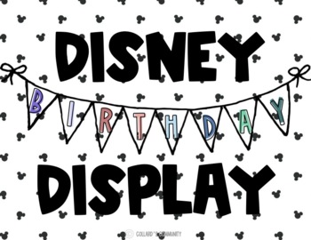 Preview of Birthday Display - Disney