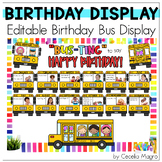 Birthday Display Editable Birthday Bulletin Board