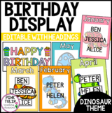 Birthday Display - Rainbow Dinosaur Theme