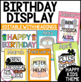 Birthday Display - Rainbow Happy Kids Theme