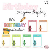 Birthday Display - Version 2  |  Crayons