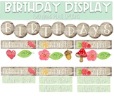 Birthday Display - Woodland Theme