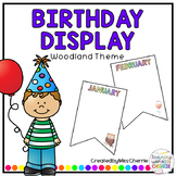 Birthday Display (Woodland Theme) EDITABLE