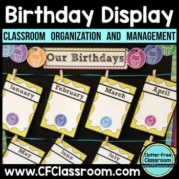 Birthday Display Birthday Chart Birthday Calendar Birthday Wall Ideas