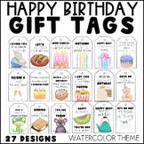Birthday Gift Tags