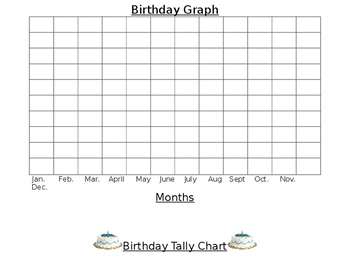 Preview of Birthday Graph Paper and Birthday Tally Chart