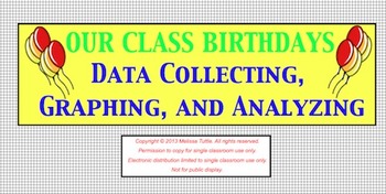 Preview of Birthday Graphing SMARTBoard Lesson ~ Back to School