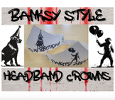 Birthday Headband Crowns - Banksy Graffiti Art Style!