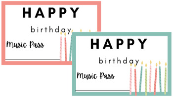 Preview of Birthday Passes