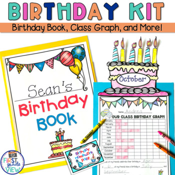 Preview of Birthday Kit | Birthday Book And Birthday Graph