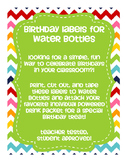 Birthday Labels for Water Bottles