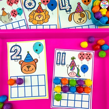 Birthday Math And Literacy Centers For Preschool Pre K And Kindergarten