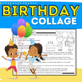 Birthday Memory Collage Directions and Parent Letter