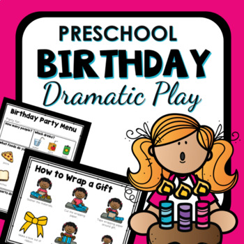 Preview of Birthday Party Dramatic Play Pretend Play Pack