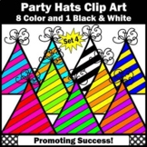 Happy Birthday Theme Party Hats Clipart Commercial Use Cli