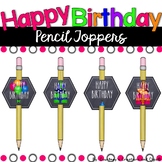 Birthday Pencil Toppers