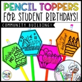 Birthday Pencil Toppers