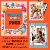 Birthday Photo Frames - Border Writing Paper - Postcard Co